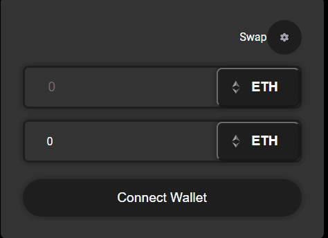 Uniswap Swap Page